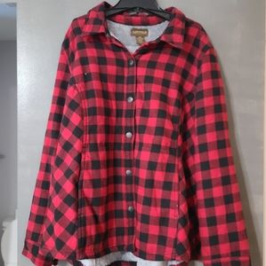 Sherpa lined flannel